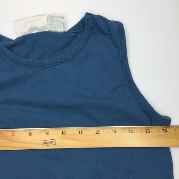 Van Heusen For Her Womens Blue Knit Sleeveless Tank Top Spring Summer Size Small - Picture 8 of 9